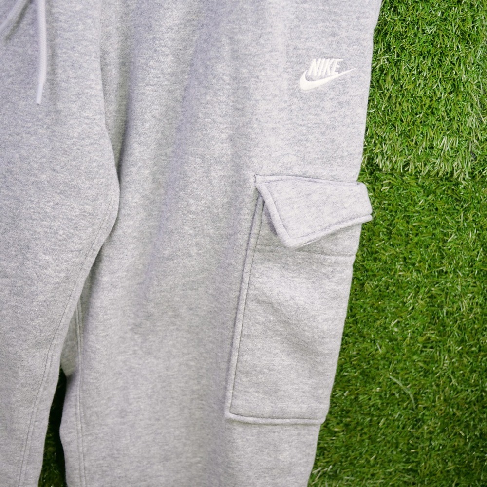 Nike Cargo Pants Grey Fleece Joggers - Mens Size M